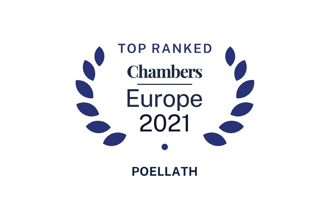 Chambers Europe top ranked 2021 - Logo
