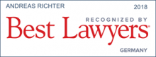 Andreas Richter - recognized by Best Lawyers 2018