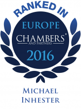 Michael Inhester - ranked in Chambers Europe 2016