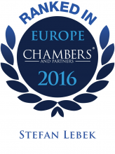 Stefan Lebek - ranked in Chambers Europe 2016