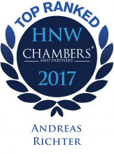  Andreas Richter - ranked in Chambers HNW Guide 2017