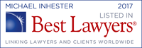 Michael Inhester - recognized by Best Lawyers 2017
