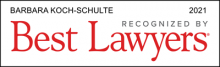 Barbara Koch-Schulte - recognized by Best Lawyers 2021