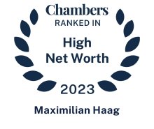 Maximilian Haag - recognized by Chambers HNW Guide 2023